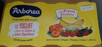 Yogurt con frutta frullata