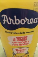 Yogurt banana frullata