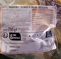 Pandoro crème pâtissière