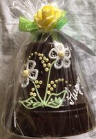 Cioccolato fondente decorato