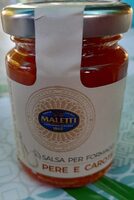 Salsa per formaggi pere e carote