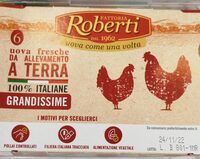 Uova fresche da allevamento a terra