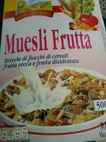 Muesli Frutta - Miscela di fiocchi di cereali e frutta secca