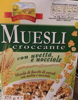 Muesli croccante con uvetta e nocciole