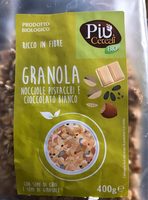 Granola Nocciole pistacchi e cioccolato bianco