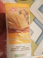 Cialde di riso e mais da agricoltura biologica