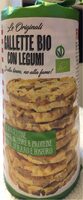 Gallette bio con legumi