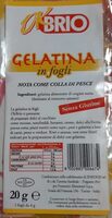 Gelatina in fogli