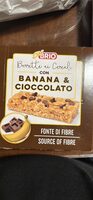 Barrette ai Cereali con Banana & Cioccolato