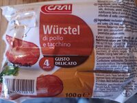 Wurstel di pollo e tacchino