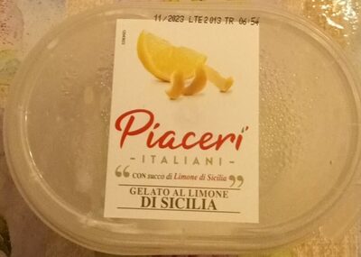 Piaceri Italiani Gelato al limone di Sicilia