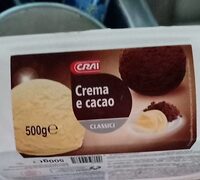 Gelato crema e cacao