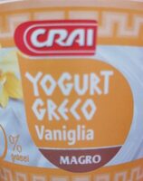 Yogurt greco vaniglia