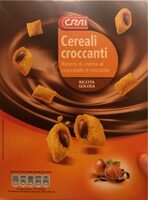 Cereali croccanti Ripieni di crema al cioccolato e nocciola