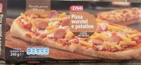 Pizza wrustel e patatine