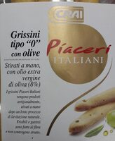 Grissini tipo 0 con olive