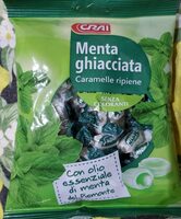 Caramelle ripiene menta ghiacciata