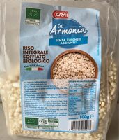 Riso integrale soffiato biologico
