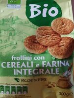Frollini Con Cereali E Farina Integrale Bio