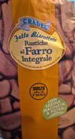Fette biscottate rustiche al farro integrale