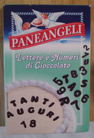 Lettere e numeri di cioccolato