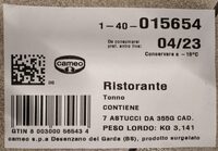 Ristorante - Pizza al tonno