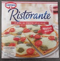 Ristorante Pizza al pesto sfizioso