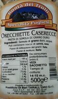 Orecchiette caserecce