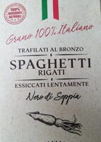 Spaghetti rigati - Nero di seppia