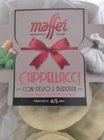 Cappellacci con pesto e burrata