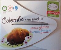Colomba con uvetta