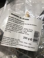 Gressins au sesame