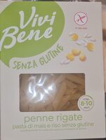 Penne rigate pasta di mais e riso senza glutine