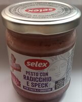 Pesto con radicchio e speck