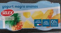 Yogurt magro ananas