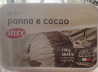 Gelato panna e cacao