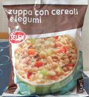 Zuppa con cereali e legumi