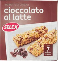 Barrette Cioccolato al latte