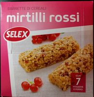 BARRETTE DI CEREALI mirtilli rossi