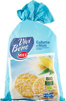 Vivi bene gallette di mais a basso contenuto