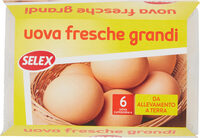 Uova fresche grandi