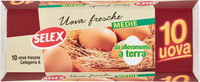 Uova fresche medie da allevamento a terra categoria a