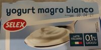 Yogurt magro bianco Selex 0,1% grassi