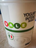 Yogurt intero bianco