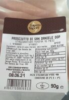 Prosciutto san daniele