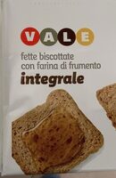 Fette biscottate con farina di frumento integrale