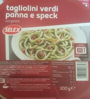 Tagliolini Verdi panna e speck