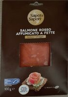 Salmone affumicato rosso a fette