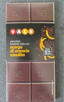 Cioccolato fondente extra con scorza di arancia candita
