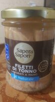 Filetti di tonno al naturale